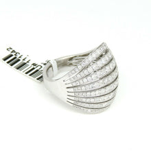 Load image into Gallery viewer, New 1.87ct genuine diamond 14k White Gold Women wide band Ring jewelry Size 6.75