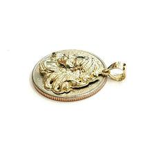 Load image into Gallery viewer, New 10k yellow solid Gold Virgo zodiac astrology Pendant charm fine jewelry 2.3g