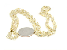 Load image into Gallery viewer, 14K yellow gold 4.5mm Turkish chain Necklace fine gift jewelry 25.75" 32.7g