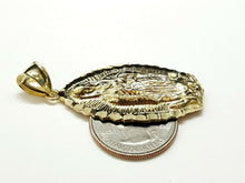 Load image into Gallery viewer, 10k gold virgin Mary Guadalupe pendant charm gift fine religious jewelry 5.3g