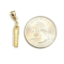 Load image into Gallery viewer, 14k solid yellow Gold candle light Love romance Pendant fine jewelry gift 1.4g