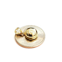 Load image into Gallery viewer, New 14k yellow Gold baseball Pendant charm sport game fine jewelry gift 2.1g