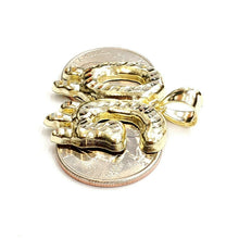 Load image into Gallery viewer, 10k yellow Gold OG original gangster word Pendant diamond cut fine jewelry 5.3g