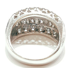 Load image into Gallery viewer, 1.00Ct genuine diamond platinum Women's anniversary wedding Ring gift Size 6.25