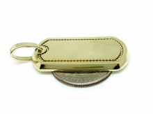 Load image into Gallery viewer, real 10k yellow Gold solid dog tag Pendant charm shiny fine gift jewelry 6.7g