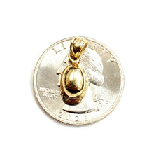 Load image into Gallery viewer, 14k yellow Gold Tiny 3D Baseball Hat Cap Pendant charm sport fine jewelry 1.1g
