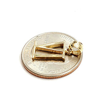 Load image into Gallery viewer, New 14KT Yellow Gold Solid Roman number 6 Pendant charm gift Fine Jewelry 1.2g