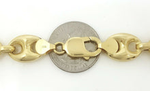 Load image into Gallery viewer, New 10K yellow gold 13mm hollow puff Gucci link chain jewelry gift 28" 46.6g