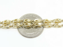 Load image into Gallery viewer, New 14K yellow gold 3.5mm Turkish chain 25.75" Necklace fine gift jewelry 25.3g