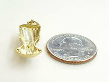 Load image into Gallery viewer, New 10k yellow Gold Egyptian Nefertiti Queen Cleopatra head Pendant jewelry 2.1g
