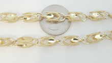 Load image into Gallery viewer, New 14K yellow gold 6.5mm Turkish chain Necklace fine gift jewelry men 28" 59g