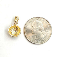 Load image into Gallery viewer, New 14k yellow Gold baseball Pendant charm sport game fine jewelry gift 2.1g