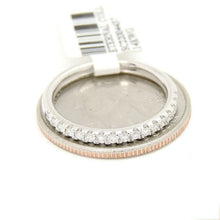 Load image into Gallery viewer, New 0.25ct natural diamond 14k White Gold Women wedding band Ring jewelry Size 7