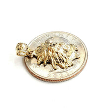 Load image into Gallery viewer, New 14k solid yellow Gold tiny Chief face head Pendant charm fine jewelry 1.8g