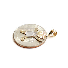 Load image into Gallery viewer, New 14k tri color gold baby boy kid Pendant charm fine gift jewelry unisex 1.2g