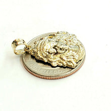 Load image into Gallery viewer, New 10k yellow solid Gold Virgo zodiac astrology Pendant charm fine jewelry 2.3g