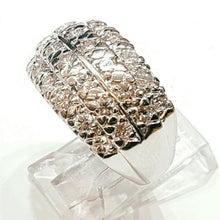 Load image into Gallery viewer, 1.00Ct genuine diamond platinum Women's anniversary wedding Ring gift Size 6.25