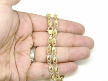 Load image into Gallery viewer, New 14K yellow gold 4.5mm Turkish chain Necklace fine gift jewelry 27.5" 35.2g