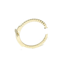 Load image into Gallery viewer, 14k yellow Gold 0.08ct diamond women cross ring jewelry gift for her 10mm Size 7