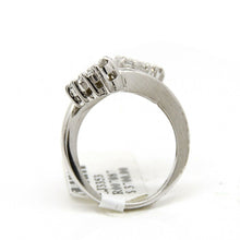 Load image into Gallery viewer, New 0.77Ct Natural Diamond In 14k white Gold Women's heart Ring fine gift Size 7