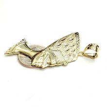Load image into Gallery viewer, 10k yellow solid Gold Egyptian Nefertiti head Pendant fine gift jewelry 10.3g