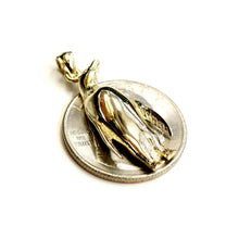Load image into Gallery viewer, New 14k yellow Gold solid Penguin Bird Pendant charm gift fine jewelry 3g
