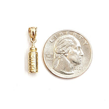 Load image into Gallery viewer, New 14K Yellow Gold 3D baby feeding milk bottle Charm Pendant Fine Jewelry 2.9g
