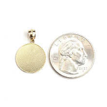 Load image into Gallery viewer, New 14k solid yellow Gold yin ying yang taoist symbol Pendant jewelry 0.62" 1.3g
