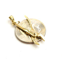 Load image into Gallery viewer, 14k Yellow Gold 3D Pliers Pendant charm Movable tools Gift fine jewelry 2.6g
