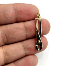 Load image into Gallery viewer, 14k Yellow Gold 3D Pliers Pendant charm Movable tools Gift fine jewelry 2.6g
