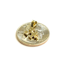 Load image into Gallery viewer, 14k yellow Gold Tiny puzzle piece Pendant charm unisex gift fine jewelry 0.7g
