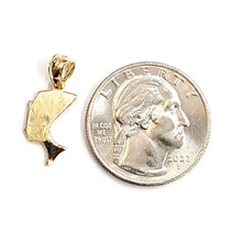 Load image into Gallery viewer, New 14k yellow Gold Tiny Egyptian Nefertiti head queen Pendant fine jewelry 1.2g
