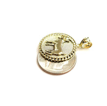 Load image into Gallery viewer, 10k yellow Gold solid round Goat Pendant charm animal unisex fine jewelry 3.6g
