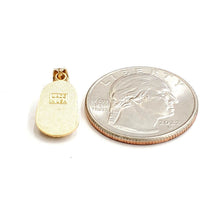 Load image into Gallery viewer, 14K Yellow Gold 3D Classic baby boy Shoe Charm Pendant gift Fine Jewelry 1.4g

