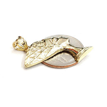 Load image into Gallery viewer, 10k yellow solid Gold Egyptian queen Nefertiti head Pendant fine jewelry 2.7g

