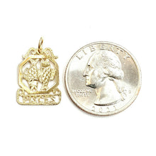 Load image into Gallery viewer, 14k yellow Gold Pisces fish zodiac sign Pendant charm fine jewelry unisex 1.4g
