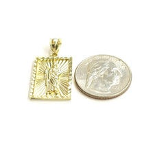 Load image into Gallery viewer, 10k yellow gold saint Jude San Juda pendant charm religious Fine jewelry 3.2g
