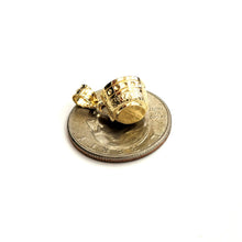 Load image into Gallery viewer, New 14k yellow Gold solid 3D Coffee Mug Cup Pendant charm gift fine jewelry 2.6g
