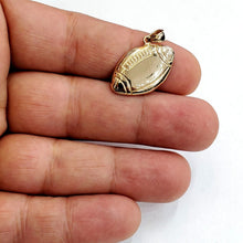 Load image into Gallery viewer, New 14k yellow Gold football ball Pendant charm fine sport jewelry unisex 3g
