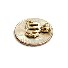 Load image into Gallery viewer, New 14K Yellow Gold Allah Islamic God Pendant Charm religious fine jewelry 1.3g
