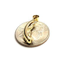 Load image into Gallery viewer, New 14k yellow Gold Solid 3D Hot Dog Pendant charm Food fine jewelry Gift 3.6g
