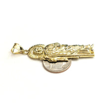 Load image into Gallery viewer, 10k yellow gold saint Jude San juda pendant charm fine religious jewelry 7.3g

