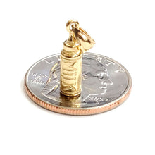 Load image into Gallery viewer, New 14K Yellow Gold 3D baby feeding milk bottle Charm Pendant Fine Jewelry 2.9g
