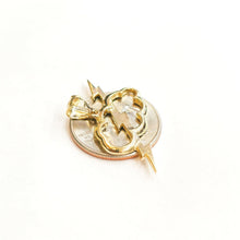 Load image into Gallery viewer, New 14k yellow gold cloud lightning bolt thunder pendant charm fine jewelry 3.1g
