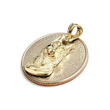 Load image into Gallery viewer, 14k yellow Gold German shepherd dog pet Pendant charm fine jewelry unisex 2.6g
