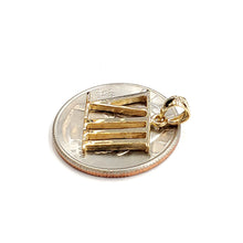 Load image into Gallery viewer, New 14KT Yellow Gold Solid Roman number 8 Pendant charm gift Fine Jewelry 1.9g
