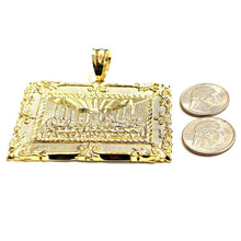 Load image into Gallery viewer, New 10k yellow gold last supper pendant charm fine gift religions jewelry 32.8g
