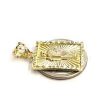 Load image into Gallery viewer, 10k yellow gold saint Jude San Juda pendant charm religious Fine jewelry 3.2g
