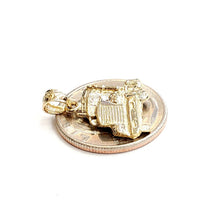 Load image into Gallery viewer, New 14k yellow Gold truck car trucking Pendant charm gift fine jewelry 3.1g
