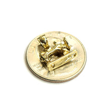 Load image into Gallery viewer, New 14k yellow Gold solid 3D Sewing Machine Pendant Taylor Tool fine jewelry 2g
